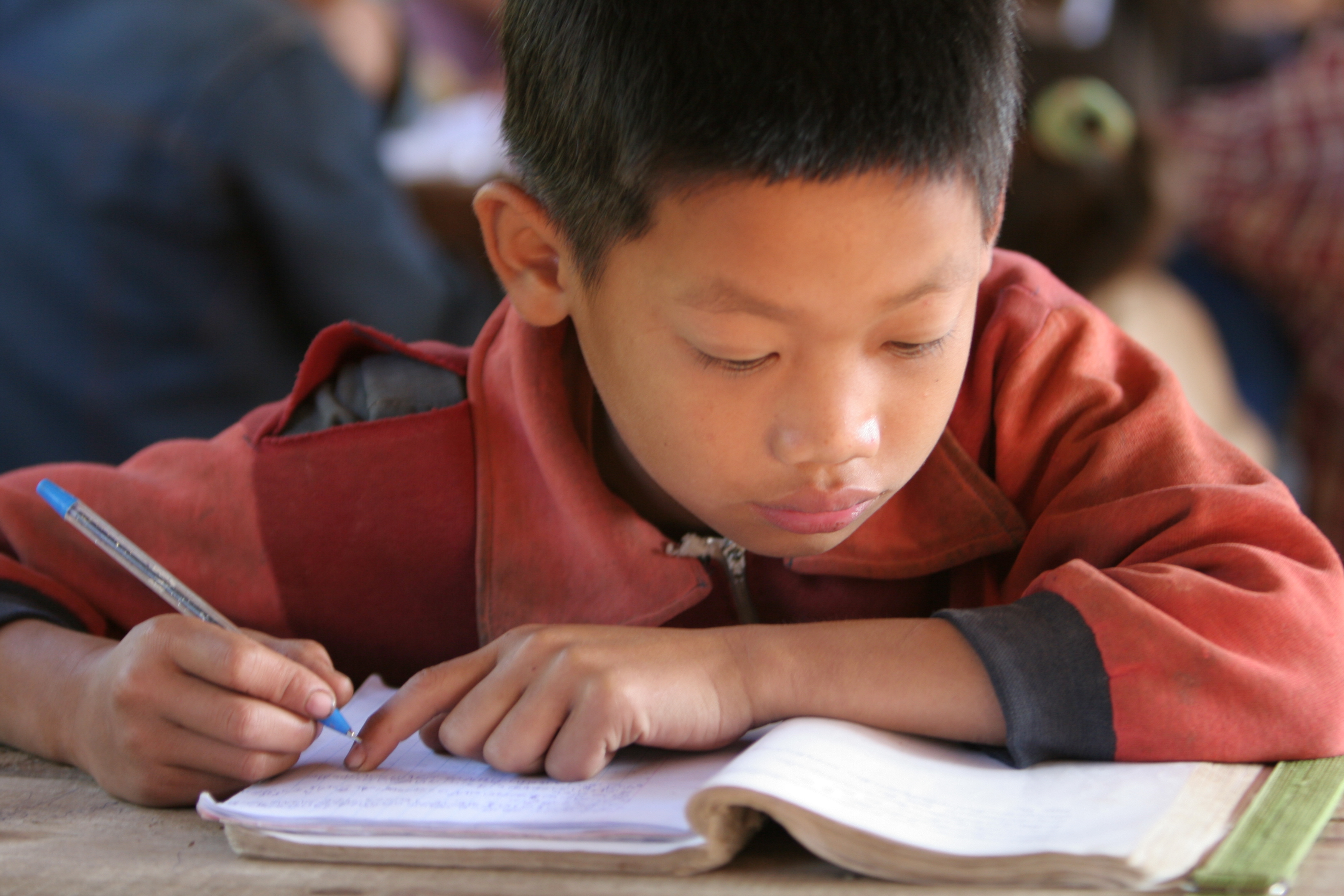 Student in a Rural School in Laos