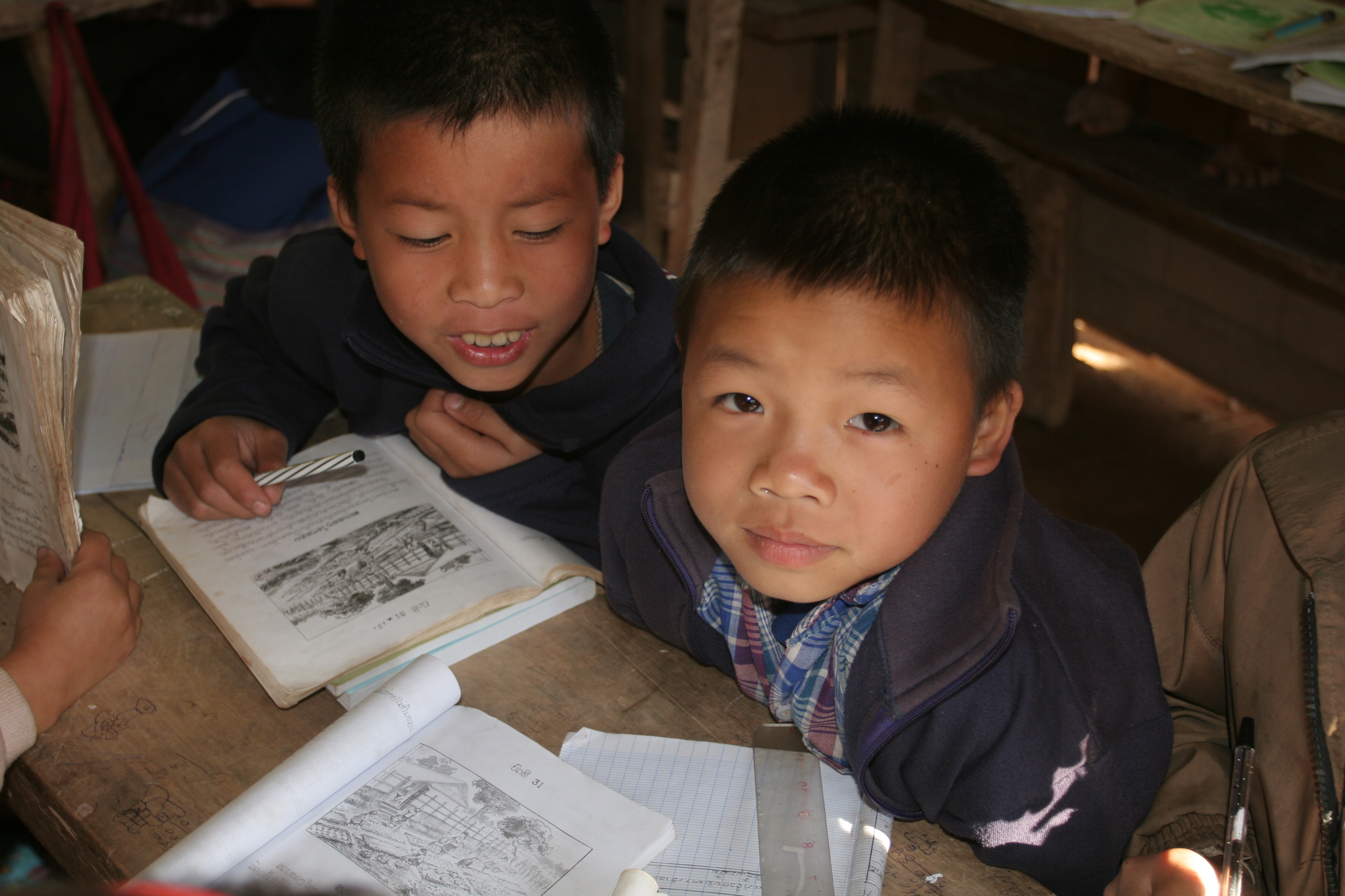 Student in a Rural School in Laos