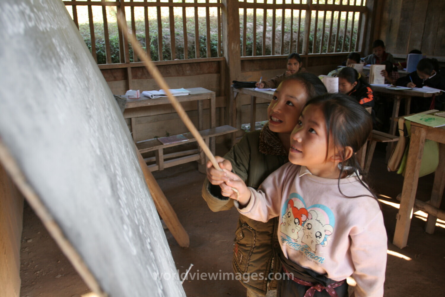 Student in a Rural School in Laos