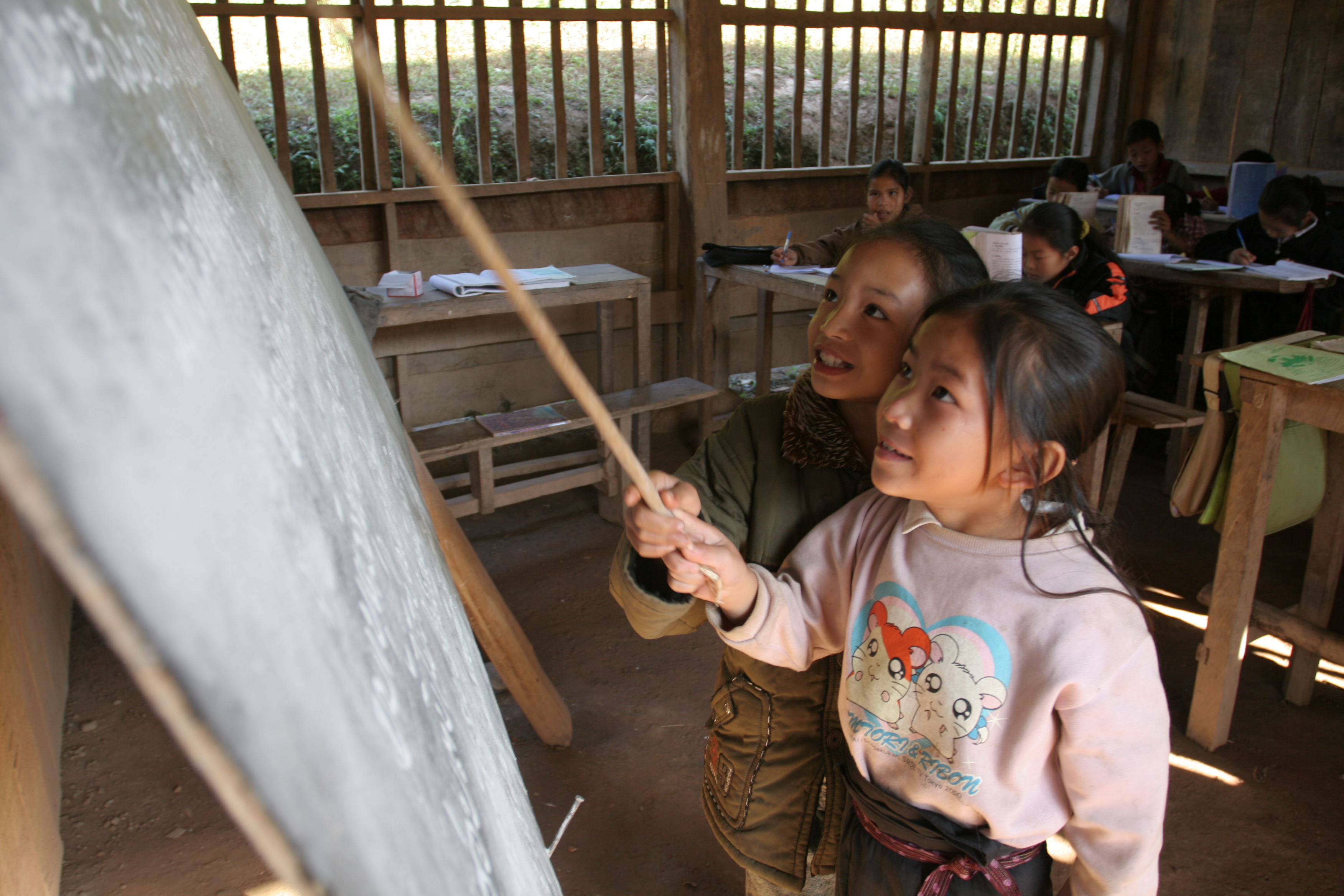 Student in a Rural School in Laos