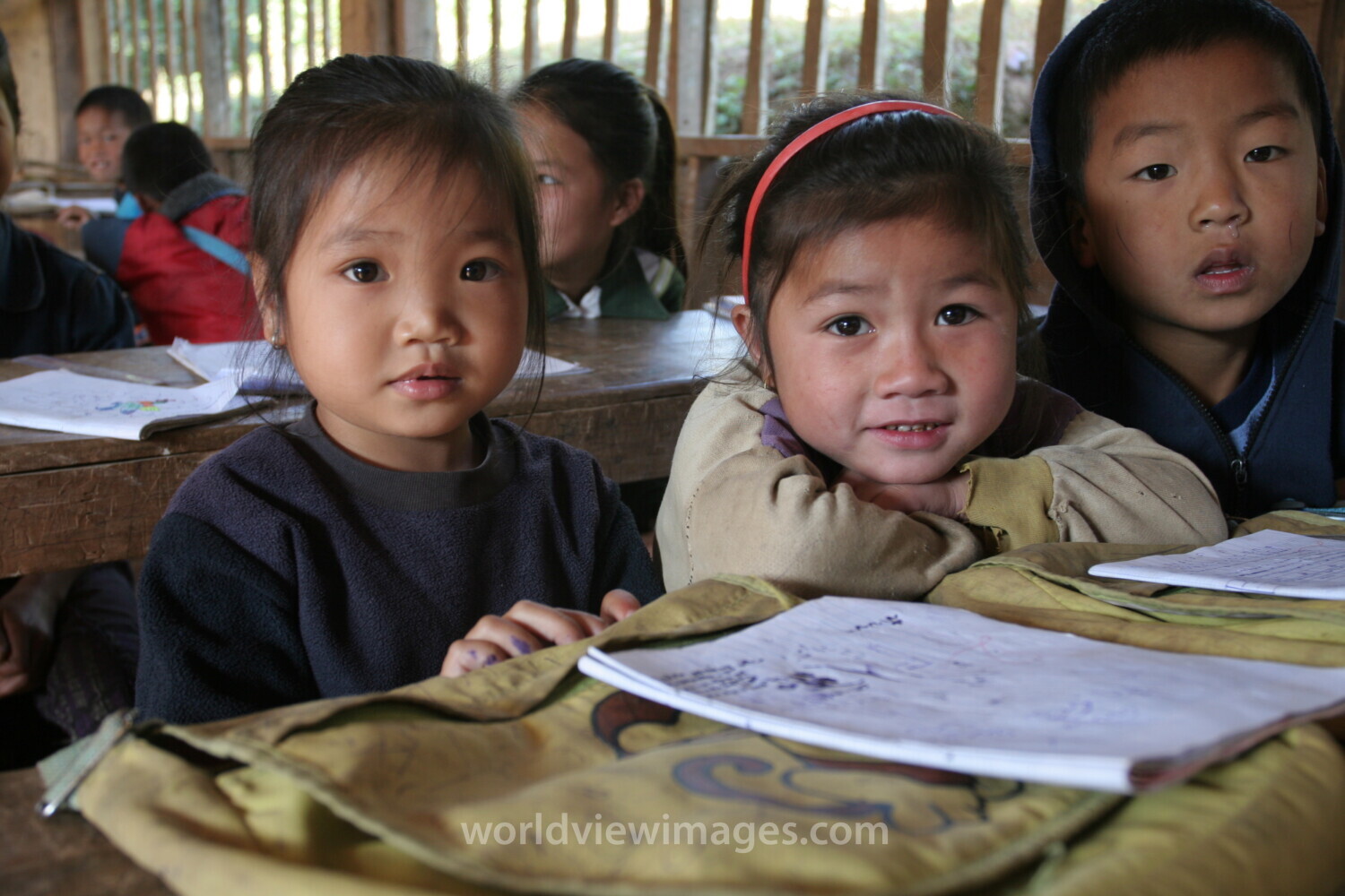 Student in a Rural School in Laos