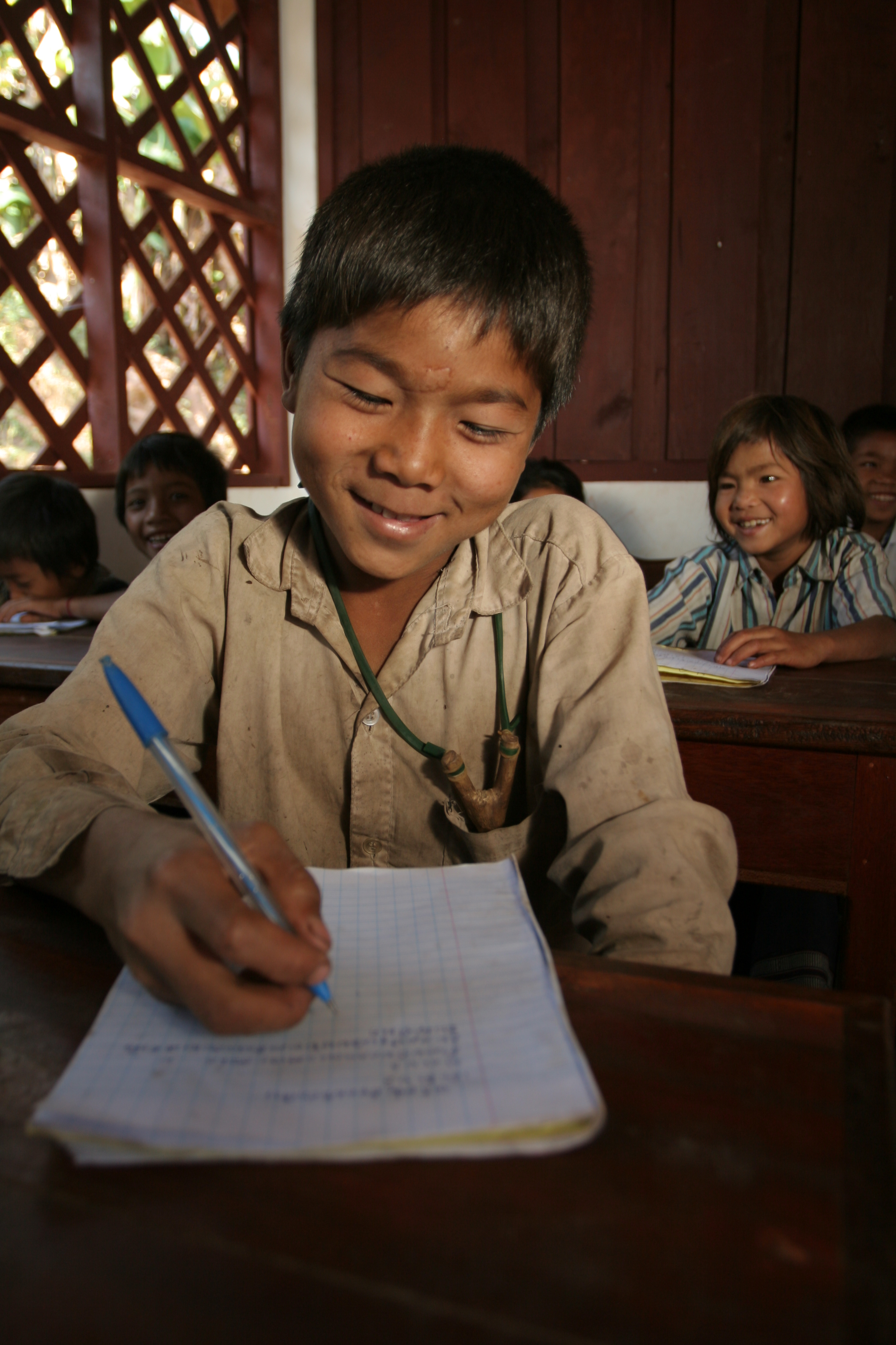 Student in a Rural School in Laos