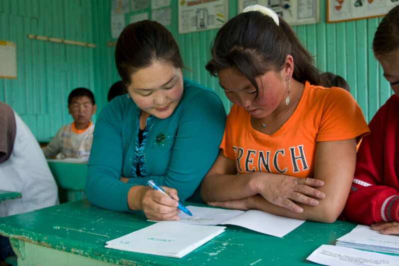 Summer School in Mongolia — Children of nomadic herders in Mongolia make up for education that they have missed, in a special summer school program conducted...
