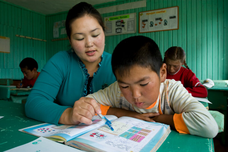 Summer School in Mongolia — Children of nomadic herders in Mongolia make up for education that they have missed, in a special summer school program conducted...