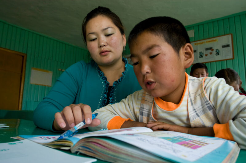 Summer School in Mongolia — Children of nomadic herders in Mongolia make up for education that they have missed, in a special summer school program conducted...