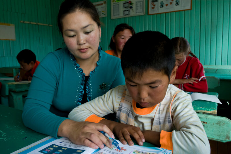 Summer School in Mongolia — Children of nomadic herders in Mongolia make up for education that they have missed, in a special summer school program conducted...