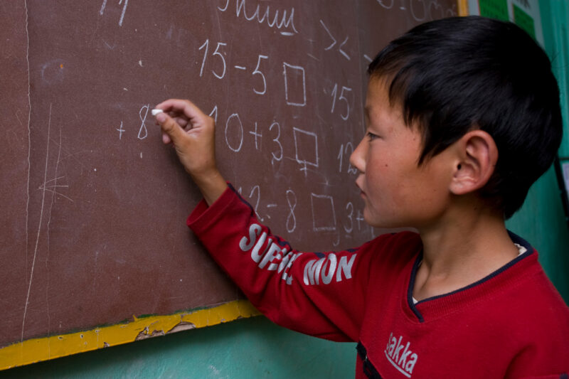 Summer School in Mongolia — Children of nomadic herders in Mongolia make up for education that they have missed, in a special summer school program conducted...