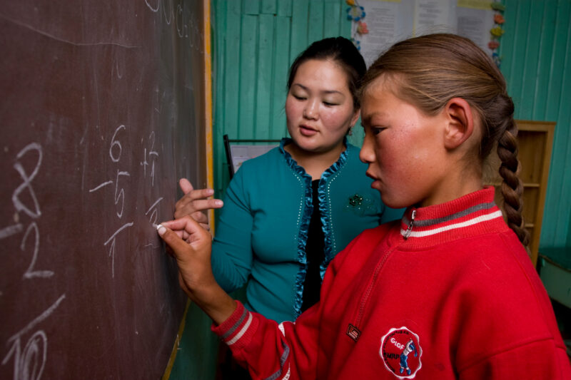 Summer School in Mongolia — Children of nomadic herders in Mongolia make up for education that they have missed, in a special summer school program conducted...
