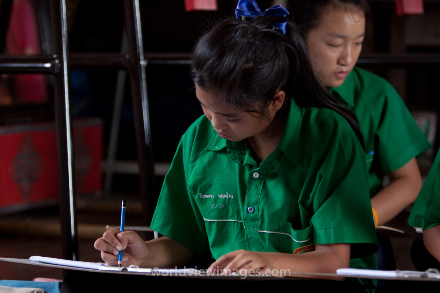 Girls at School in Thailand