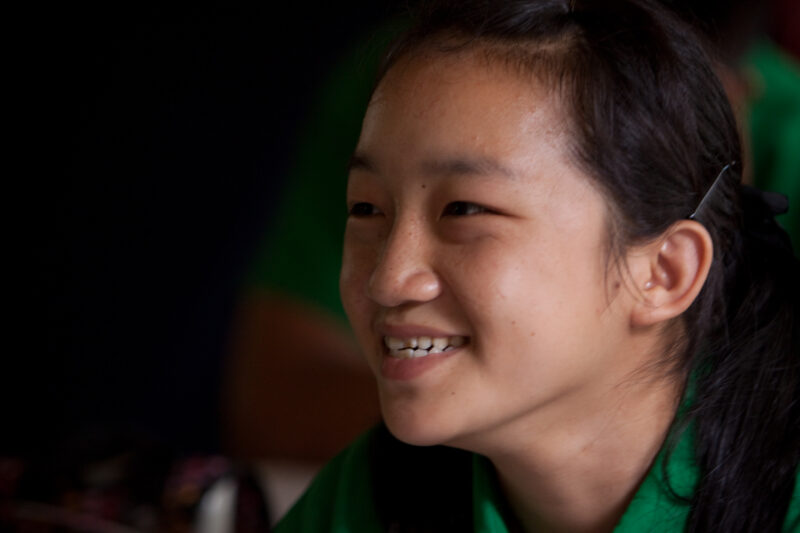 Girls at School in Thailand — Young girls getting an education in Thailand, with the help of scholarships from ADRA — Thailand, School, education, learning, ...