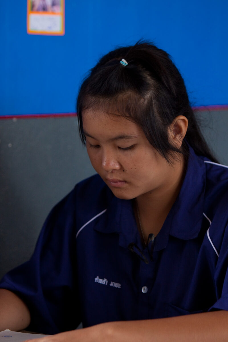 Girls in School in Thailand — Young girls getting an education in Thailand, with the help of scholarships from ADRA — Thailand, School, education, learning, ...