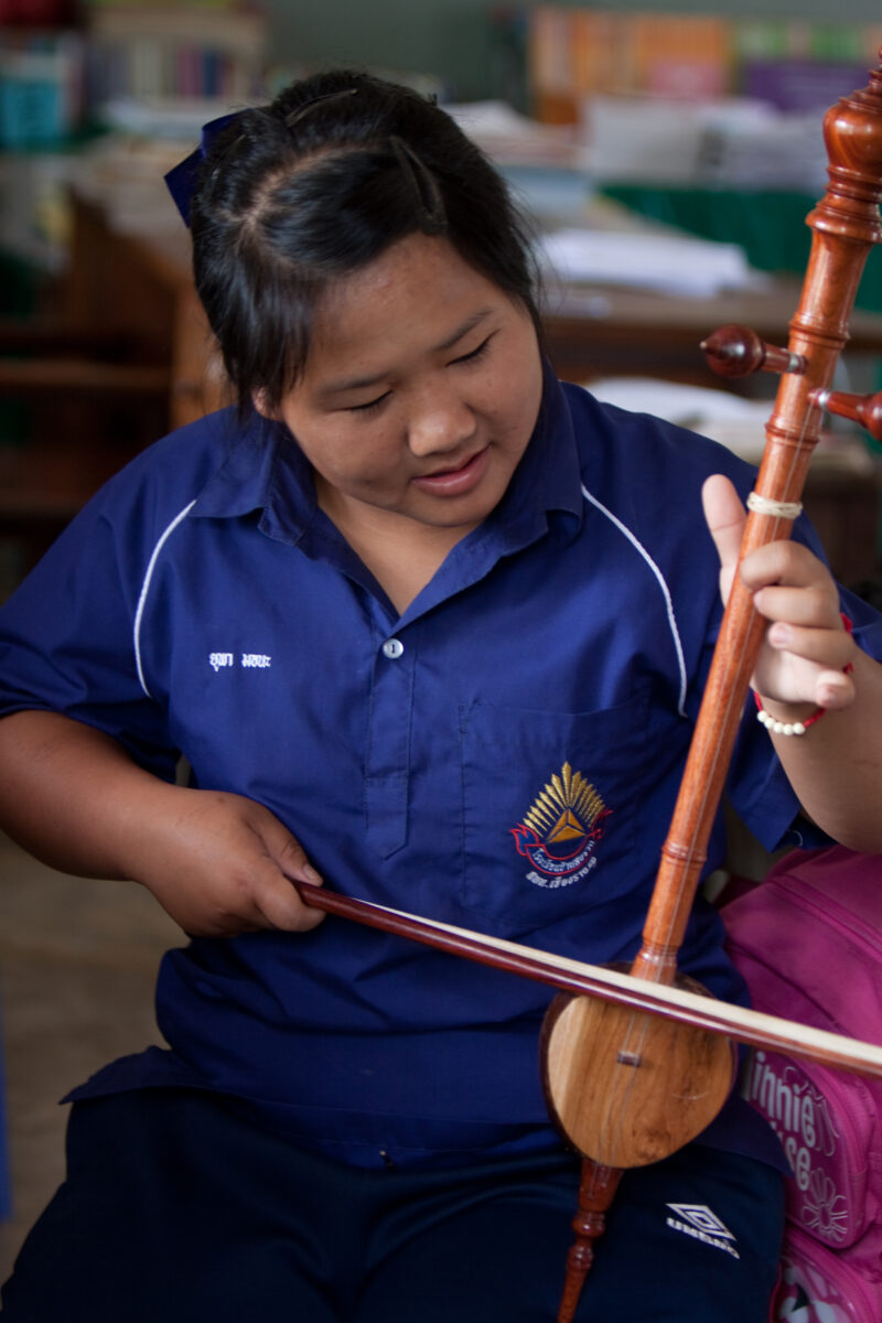 Girls in School in Thailand — Young girls getting an education in Thailand, with the help of scholarships from ADRA — Thailand, School, education, learning, ...