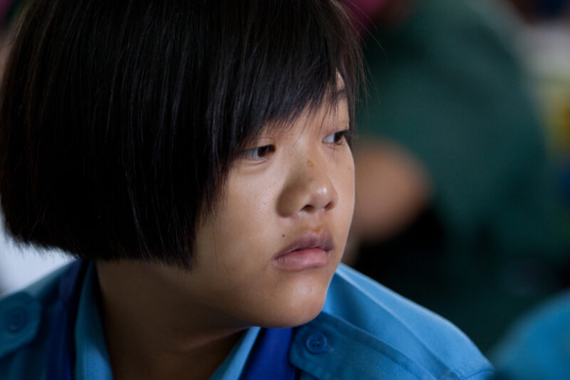 Girls in School in Thailand — Young girls getting an education in Thailand, with the help of scholarships from ADRA — Thailand, School, education, learning, ...
