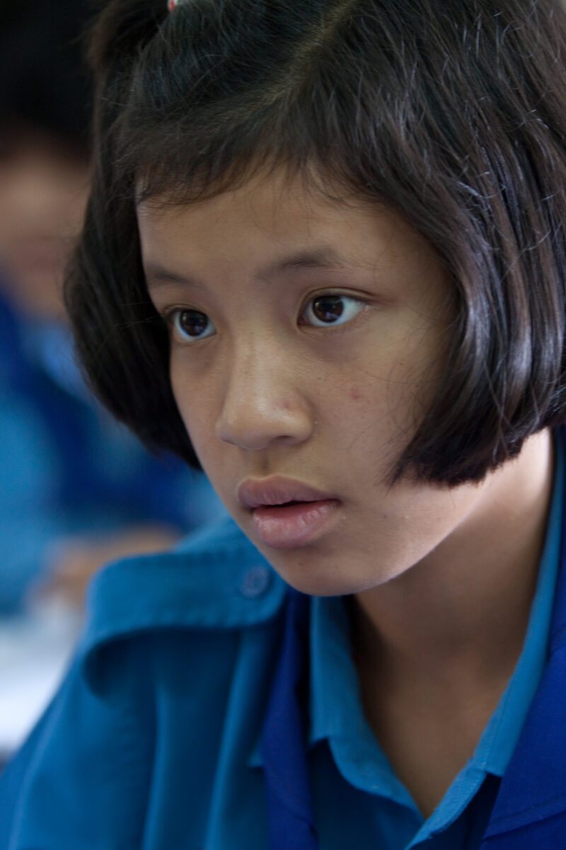 Girls in School in Thailand — Young girls getting an education in Thailand, with the help of scholarships from ADRA — Thailand, School, education, learning, ...