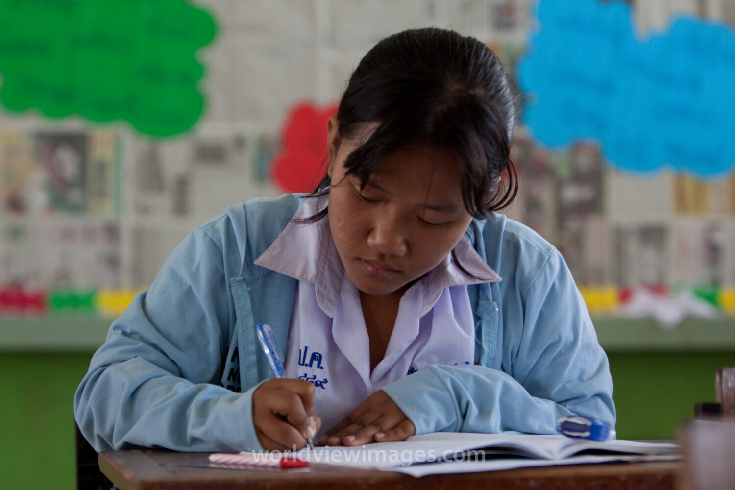 Girls in School in Thailand