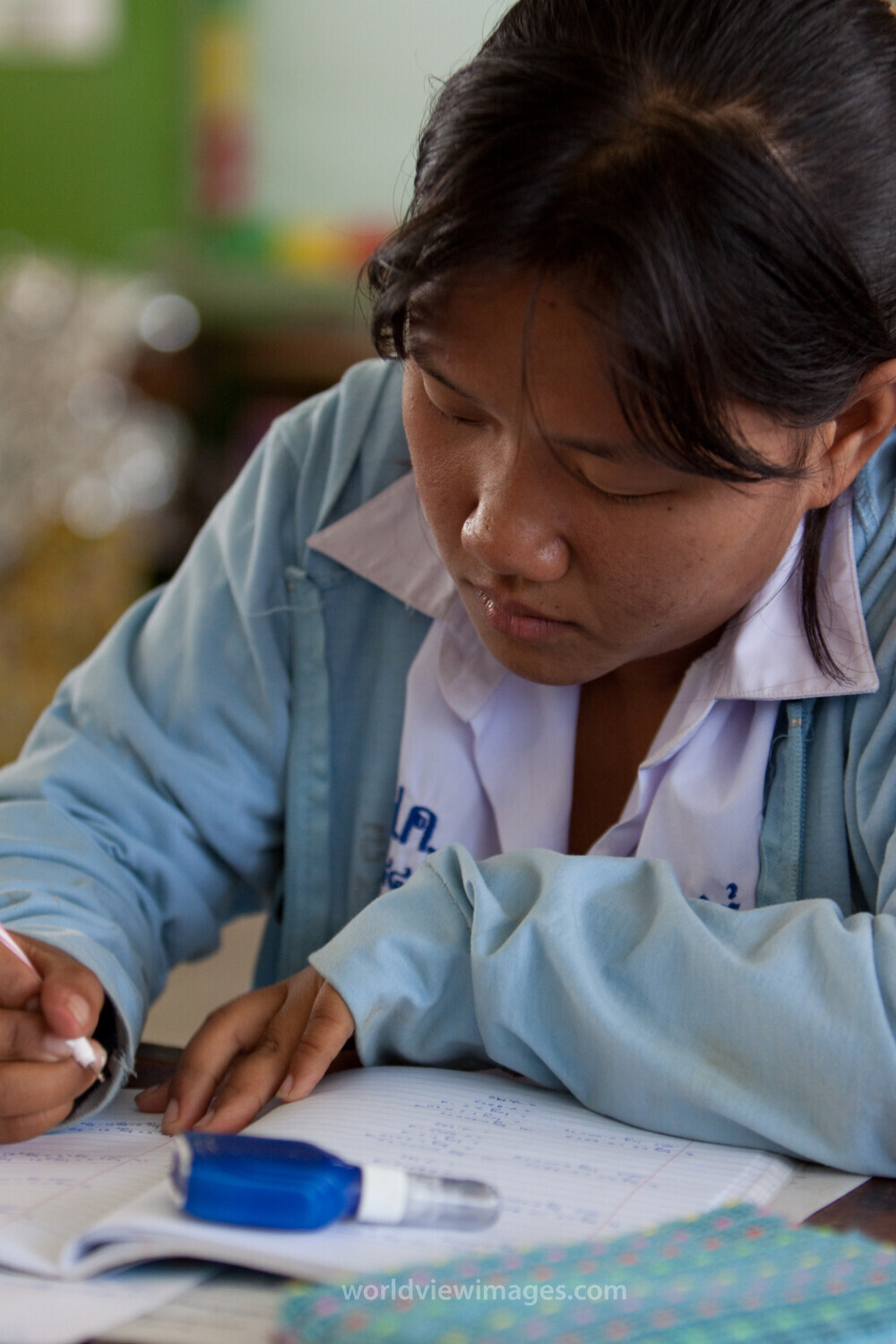 Girls in School in Thailand