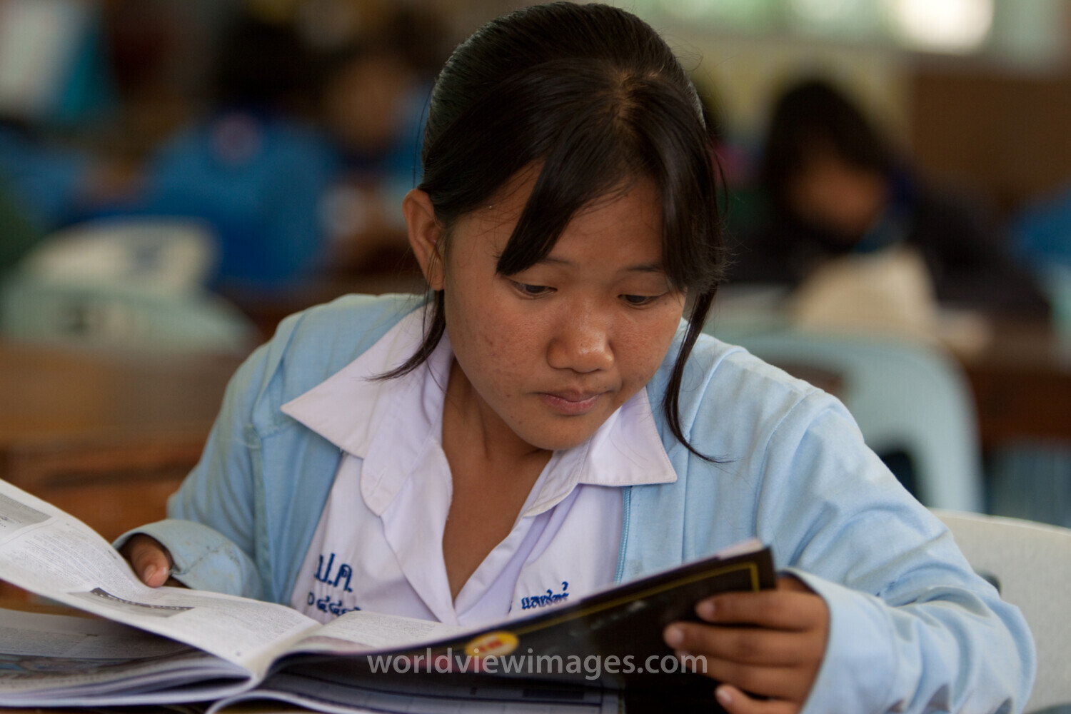 Girls in School in Thailand