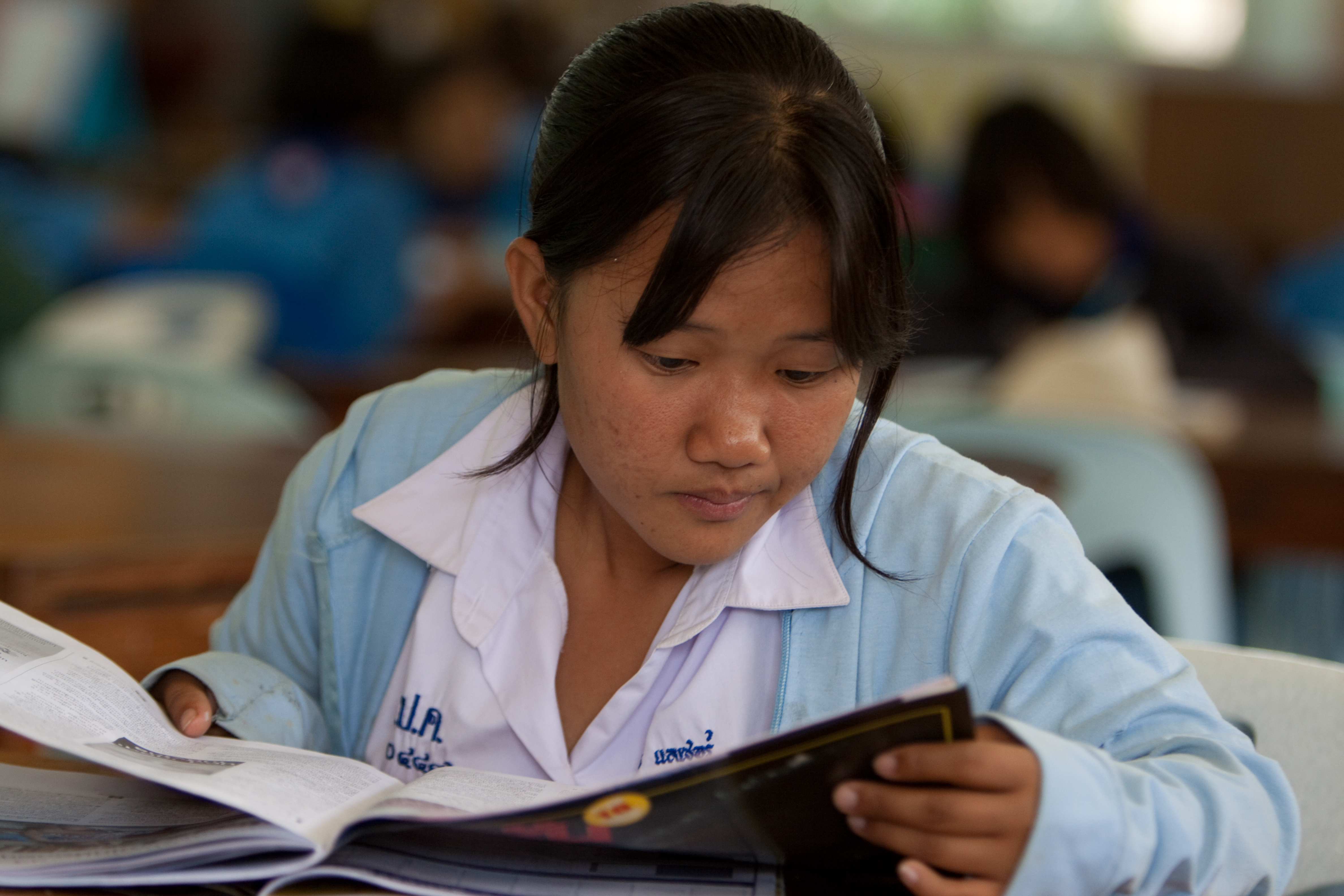 Girls in School in Thailand