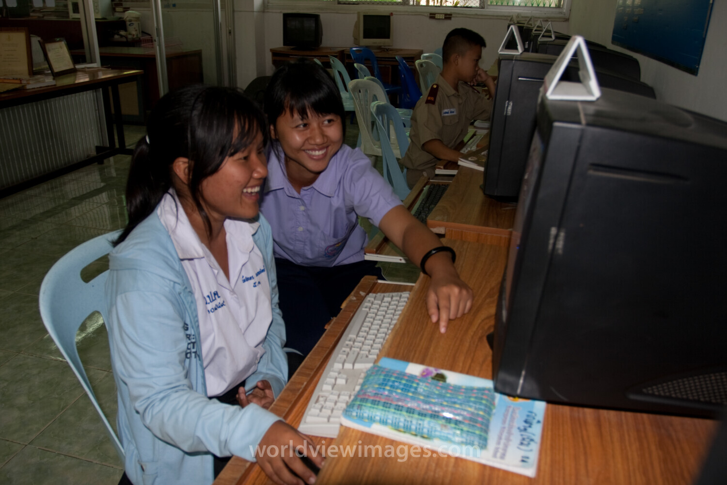 Girls in School in Thailand