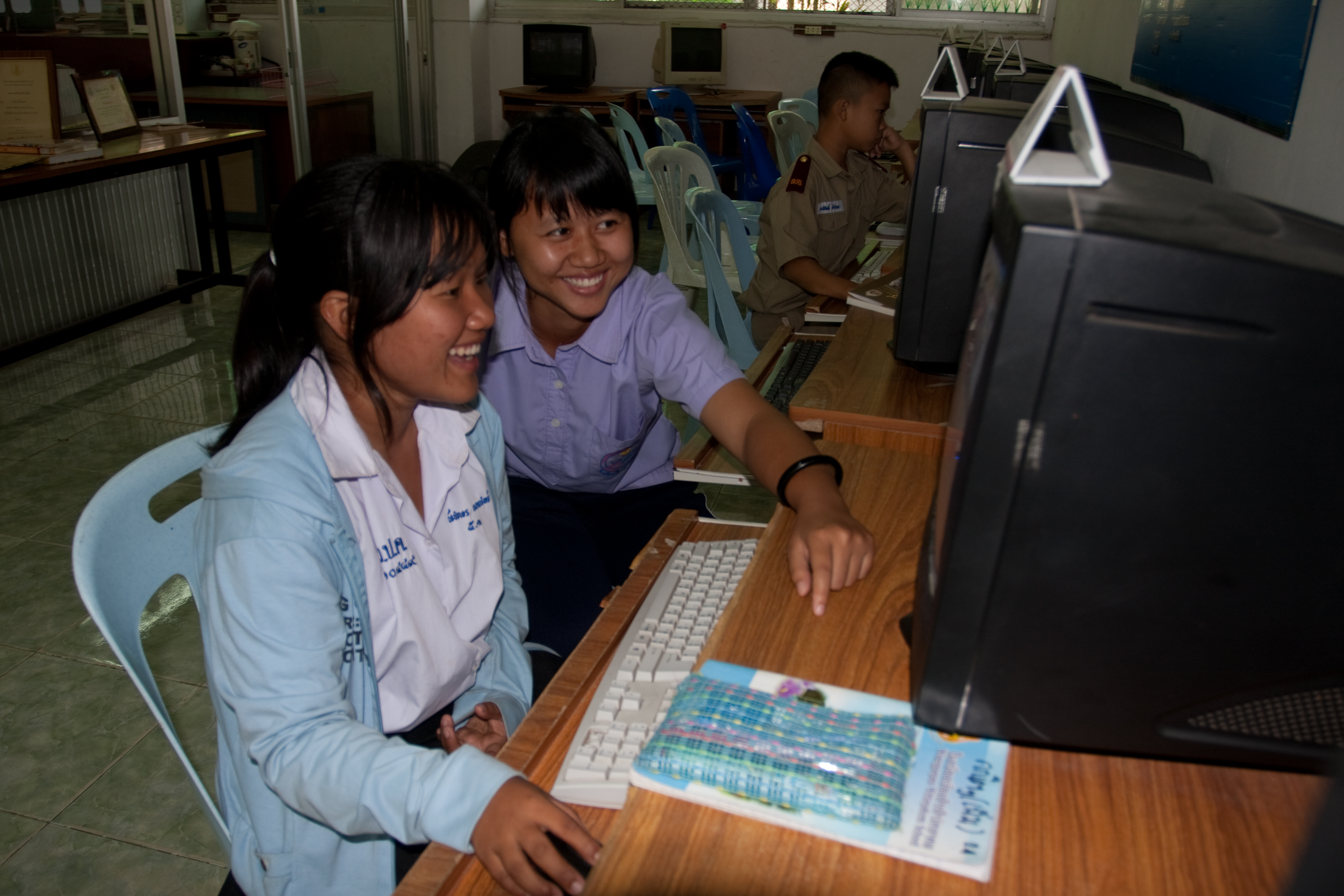 Girls in School in Thailand