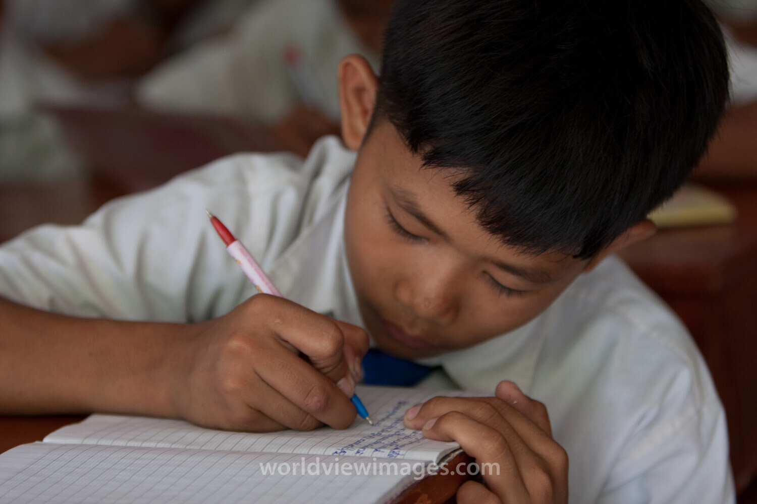 Students in School in Cambodia