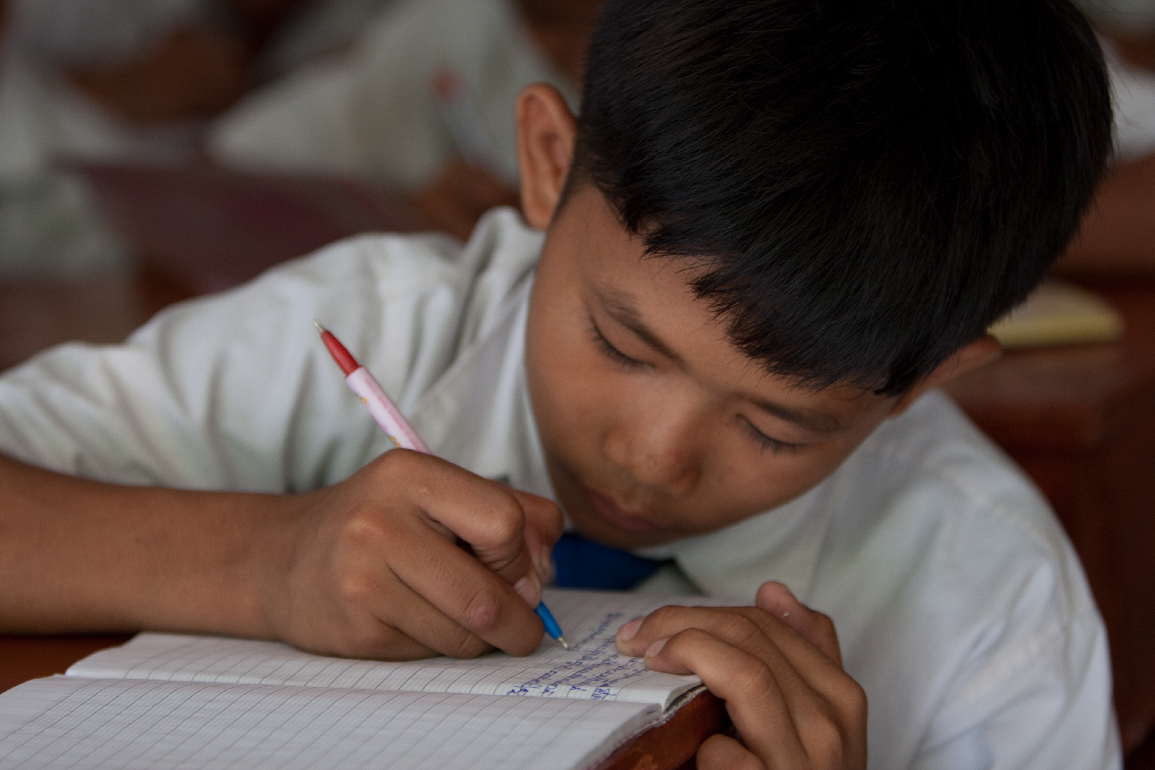 Students in School in Cambodia