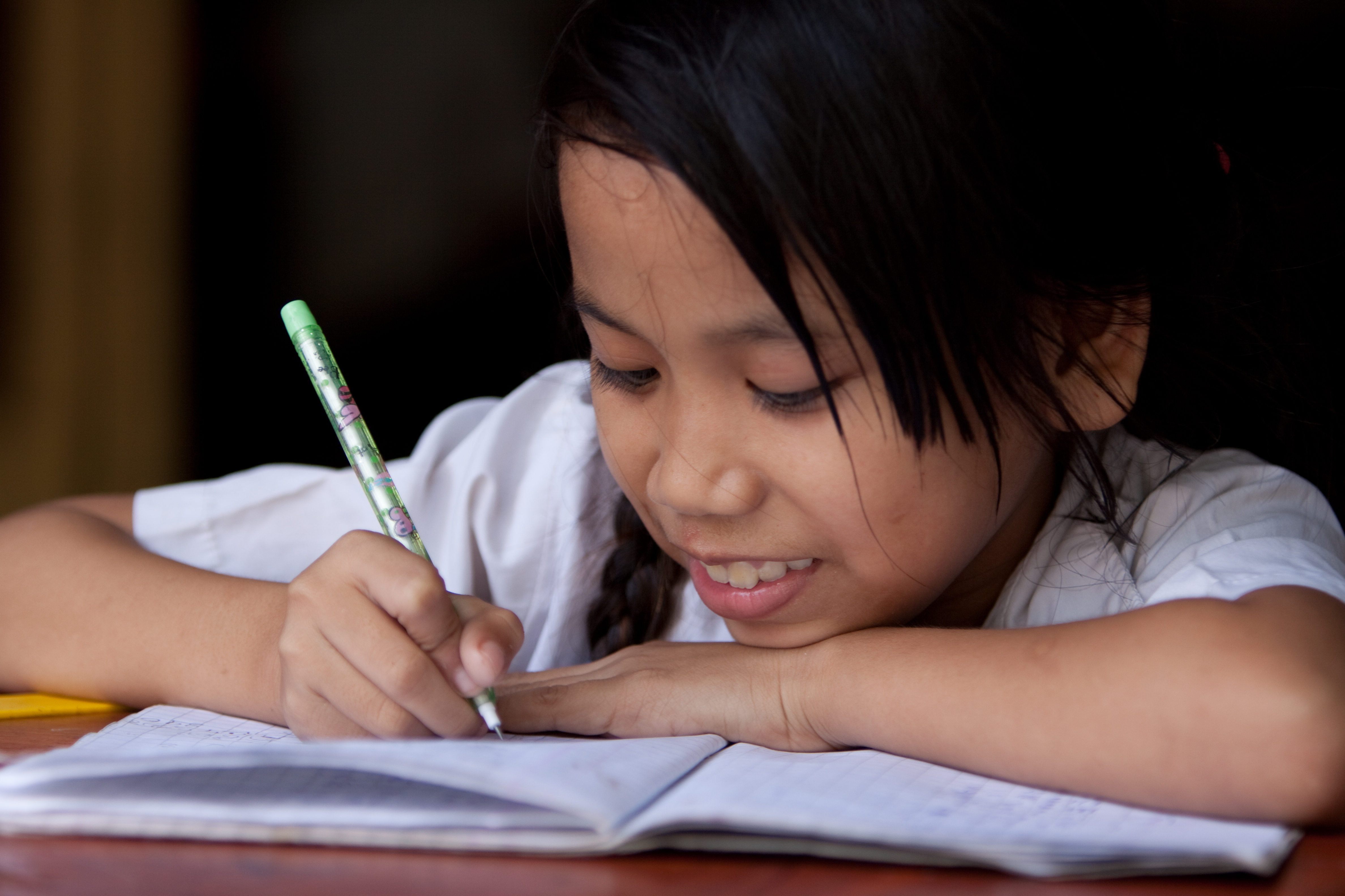 Students in School in Cambodia