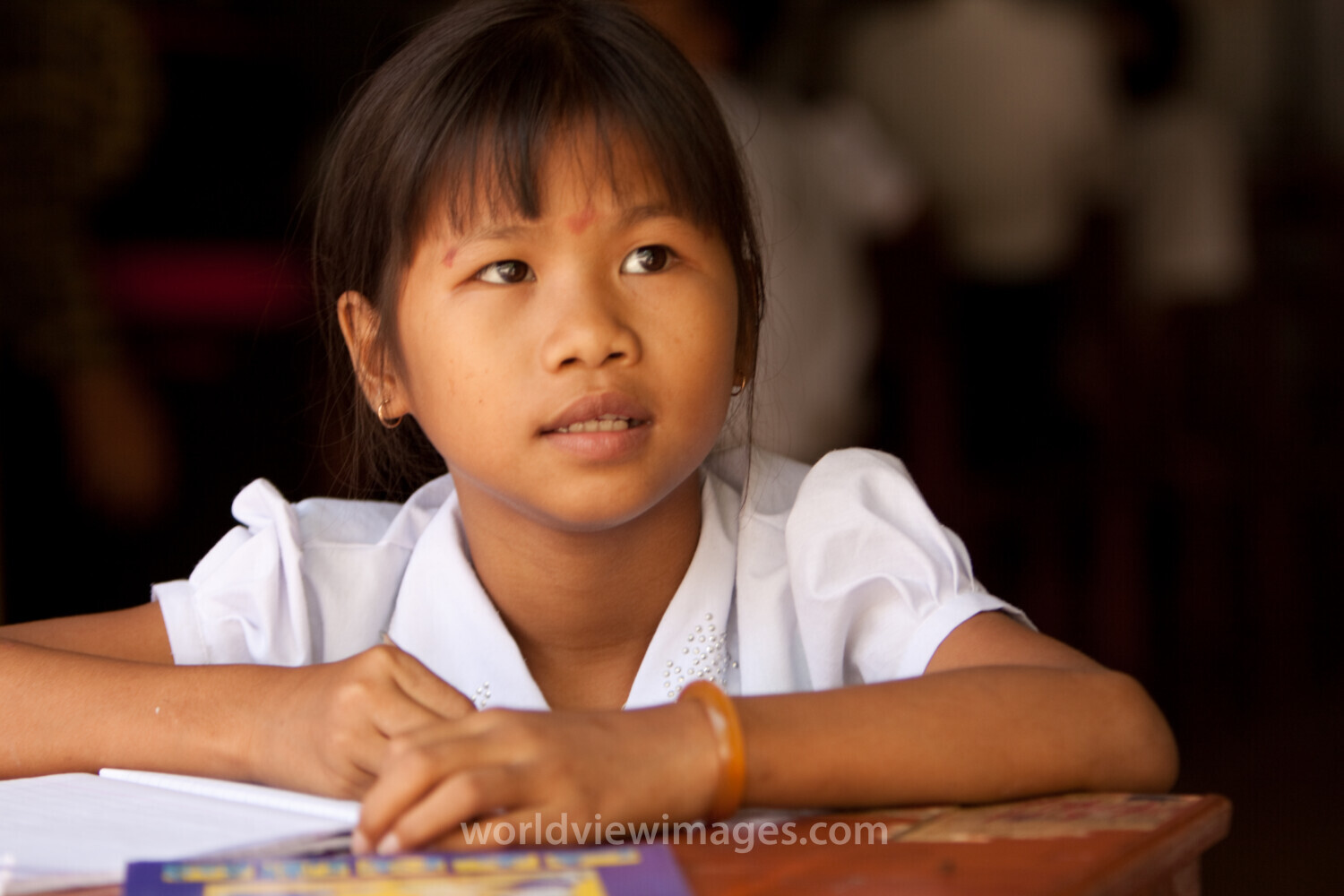Students in School in Cambodia