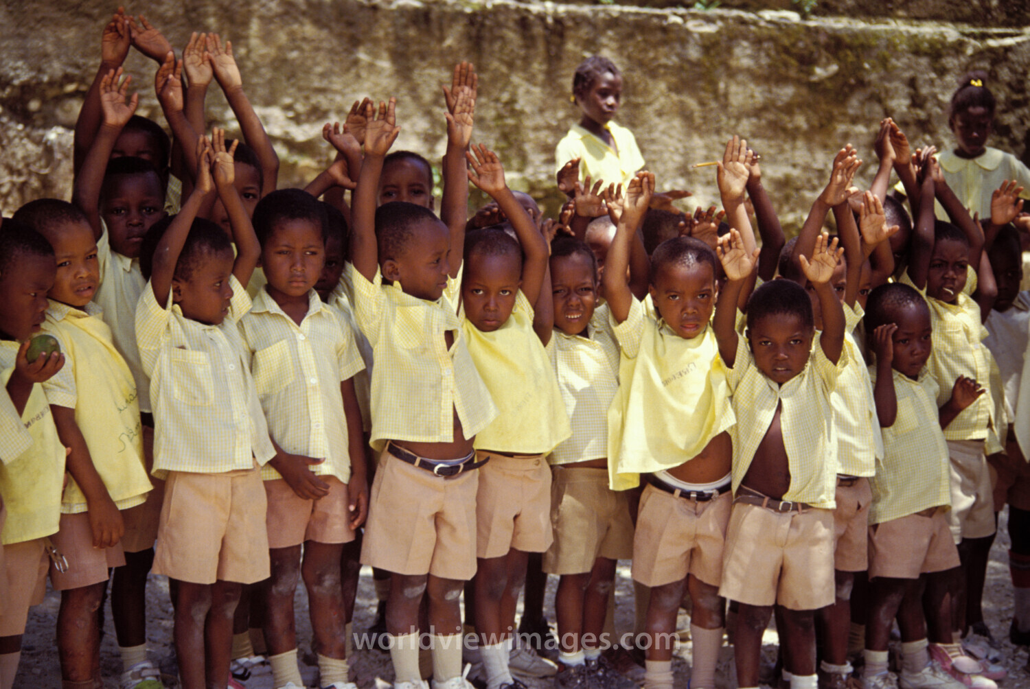 Kindergarten Students in Haiti