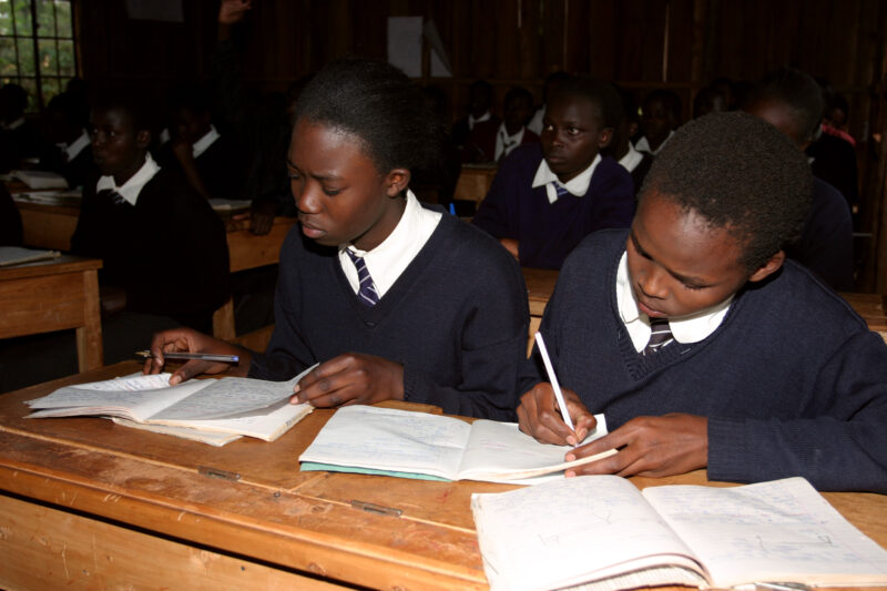 Students in School in Kenya — Students attend school in Kenya, Africa — Kenya, Africa, ADRA, school, education