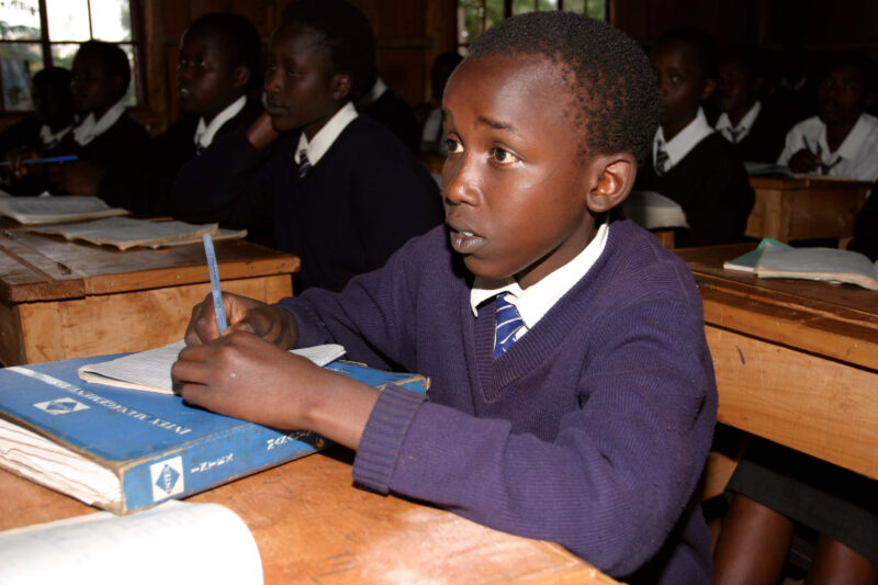 Students in School in Kenya — Students attend school in Kenya, Africa — Kenya, Africa, ADRA, school, education