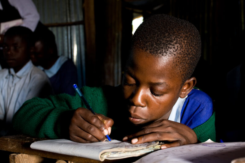 Girl in School in Kenya — Students attend school in Kenya, Africa — Kenya, Africa, ADRA, school, education