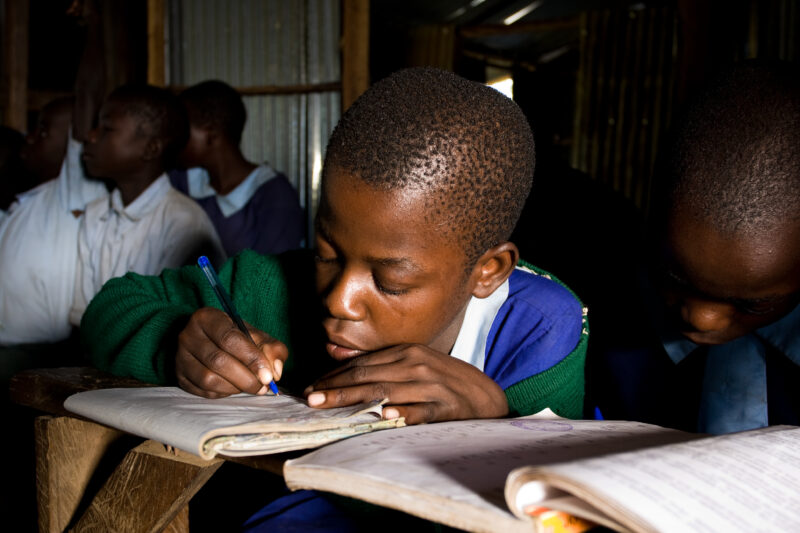 Girl in School in Kenya — Students attend school in Kenya, Africa — Kenya, Africa, ADRA, school, education