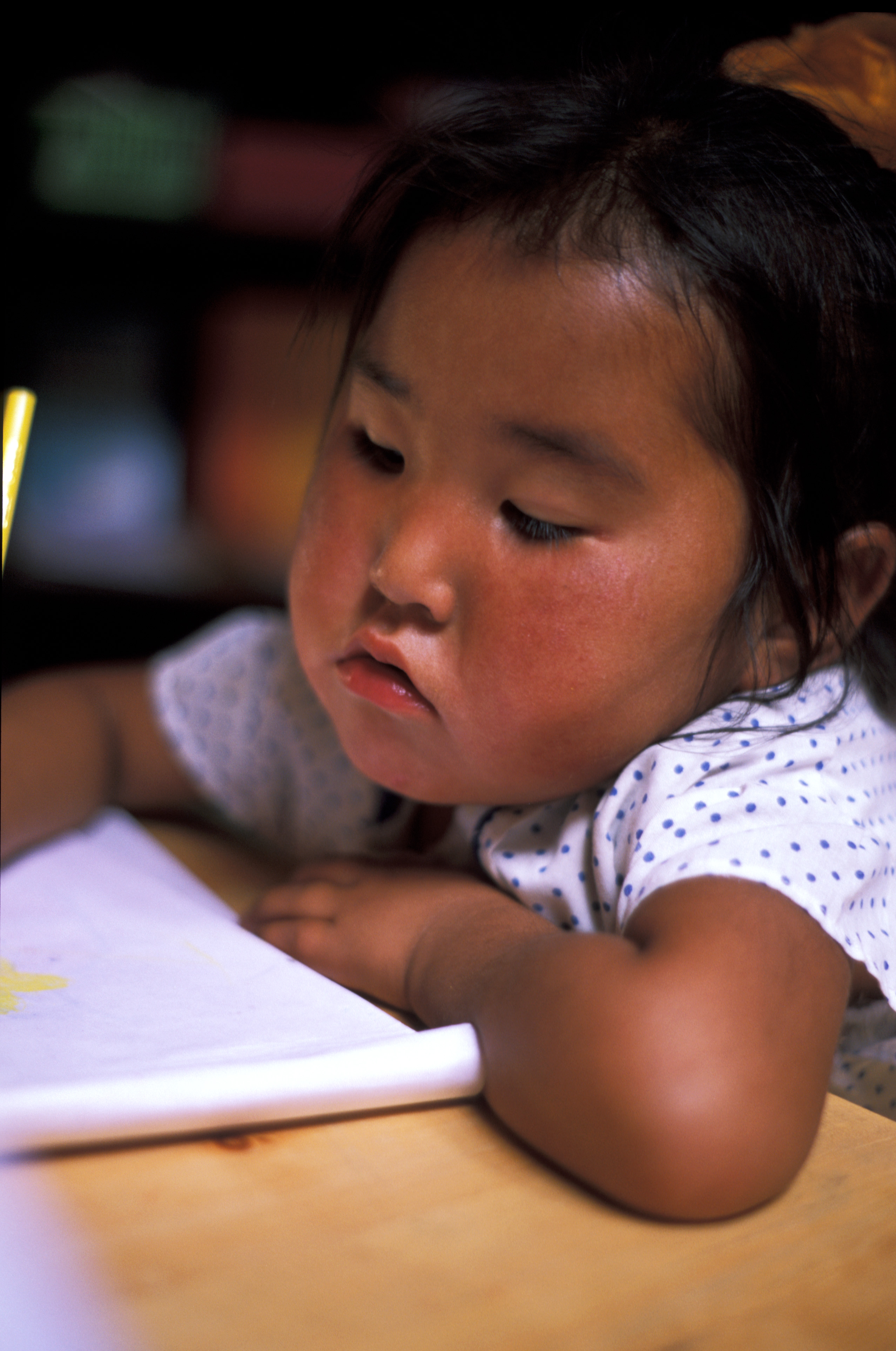 Kindergarten Girl in Mongolia
