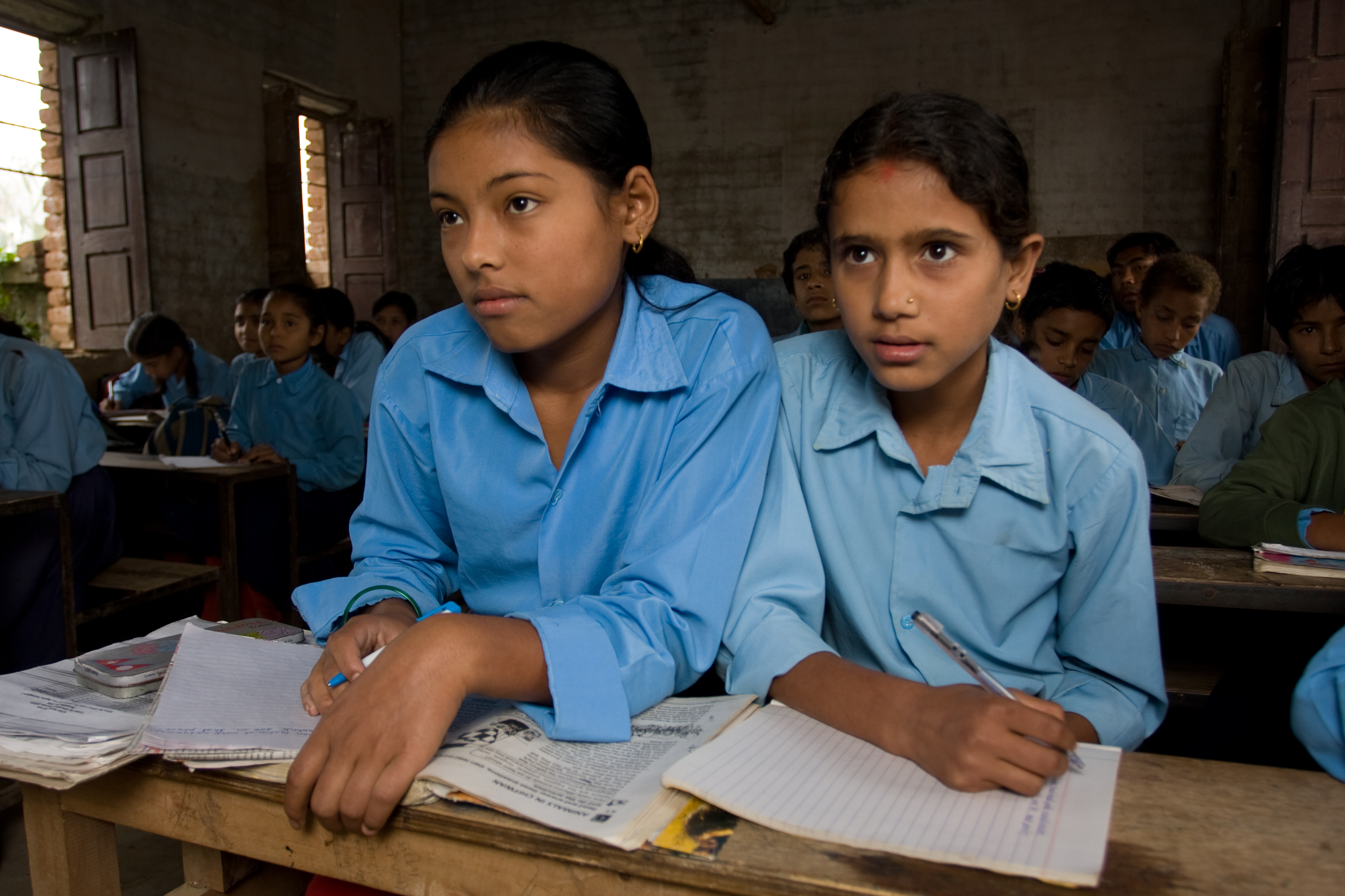 Girls in School in Nepal