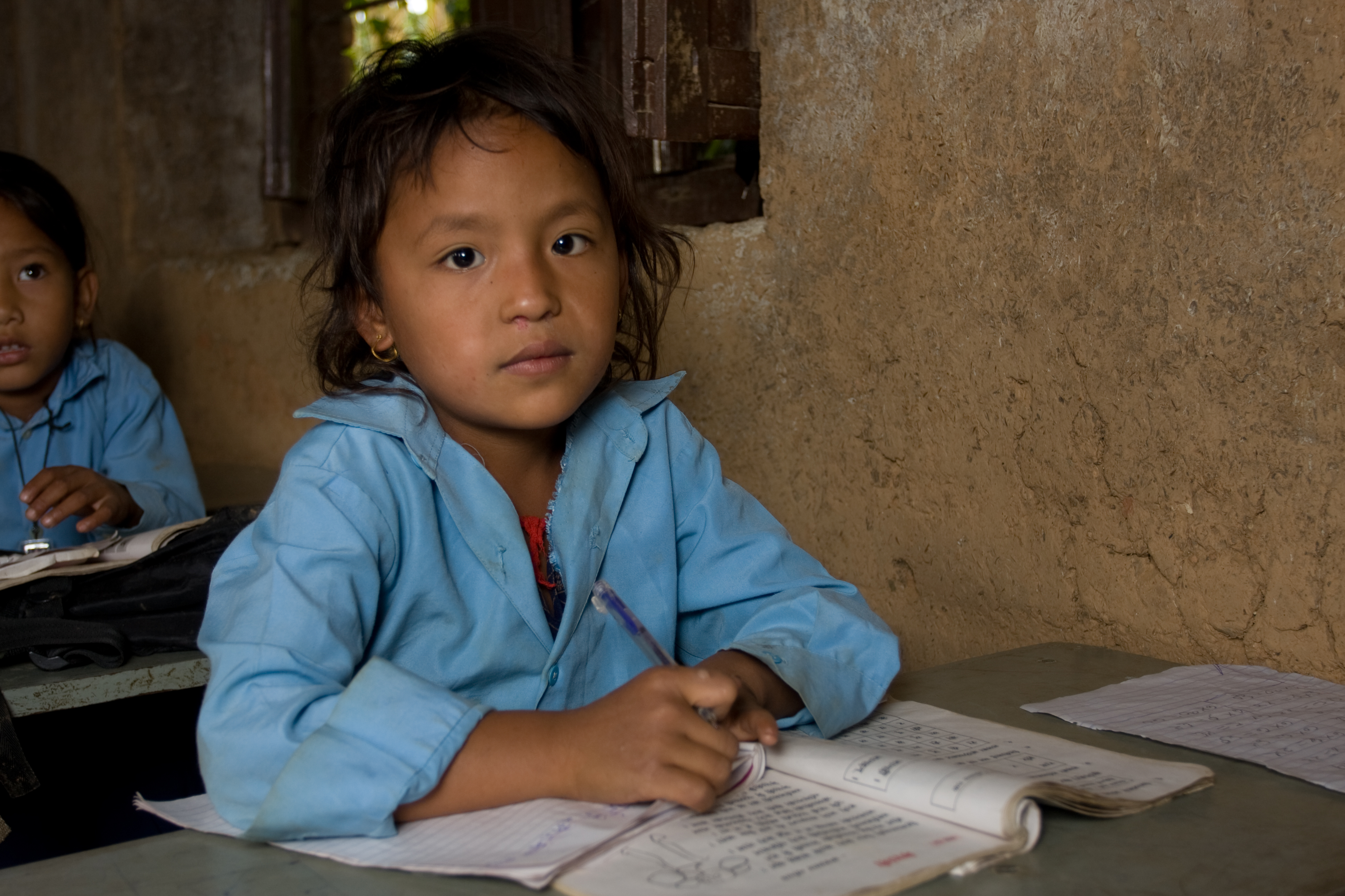 Student in Nepal School