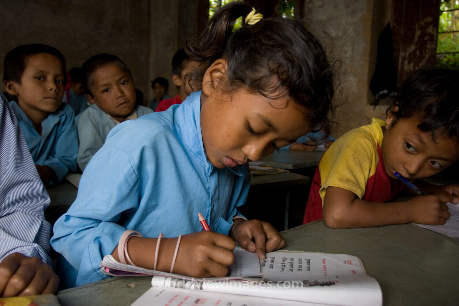 Student in Nepal School