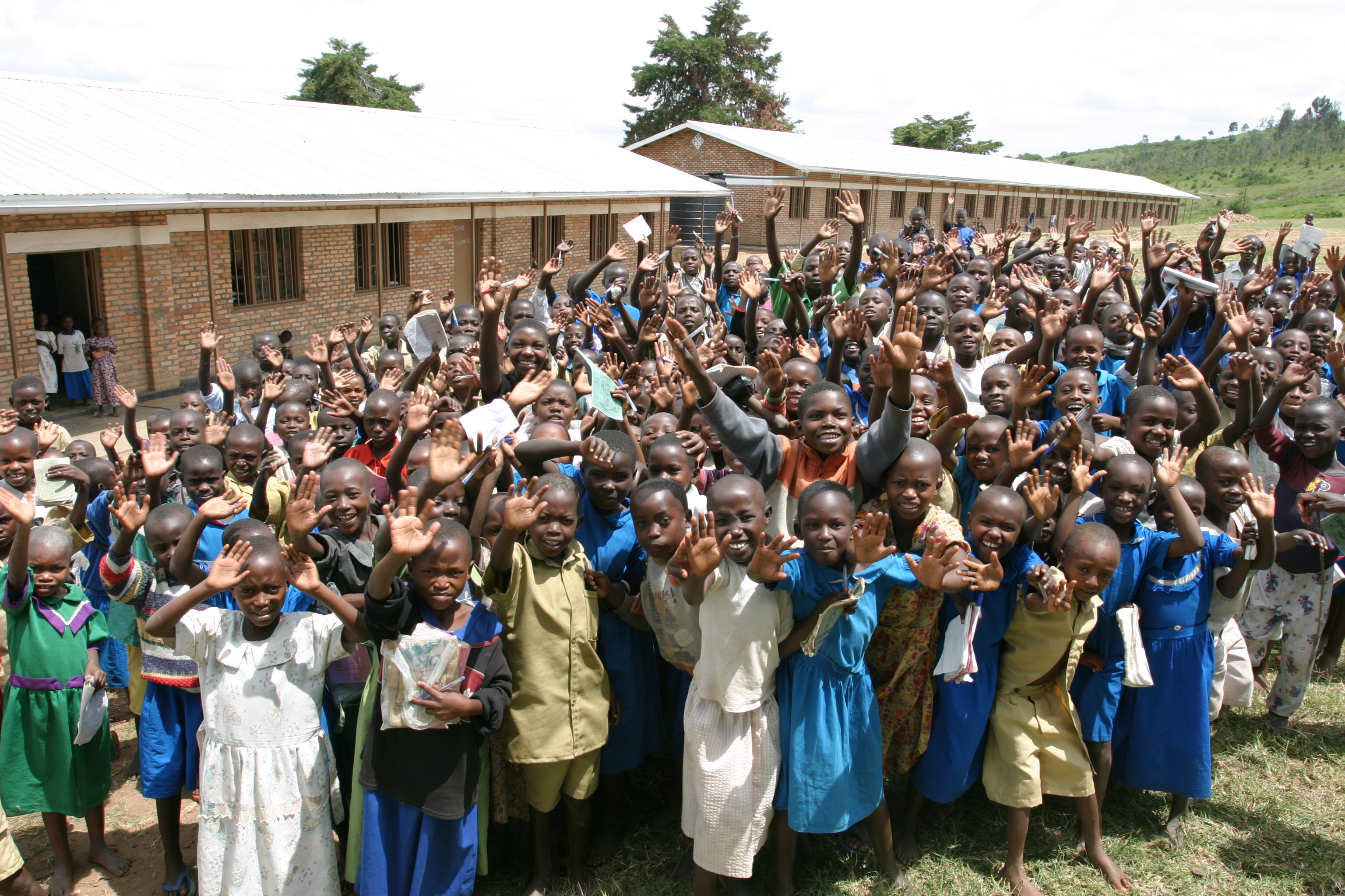 Students at School in Rwanda