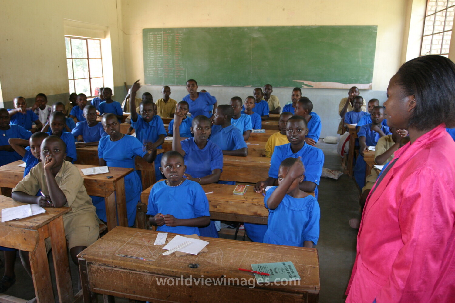Classroom in Rwanda