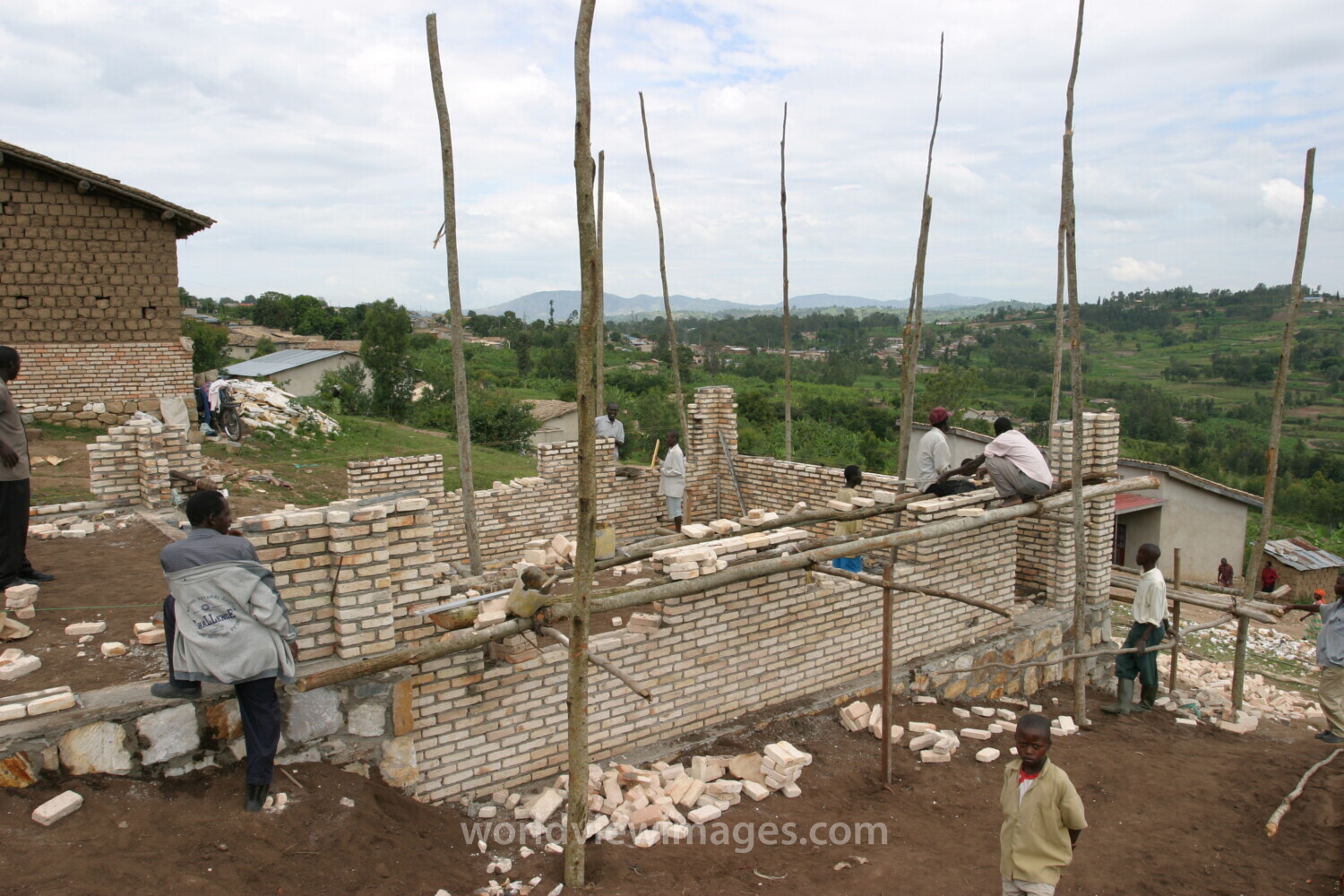 Building Schools in Rwanda