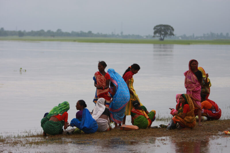 Flooding in Nepal India — Stock Images of the September 2008 monsoon flooding in South-eastern Nepal and northern India — Asia, Nepal, Flood, floods, disaster