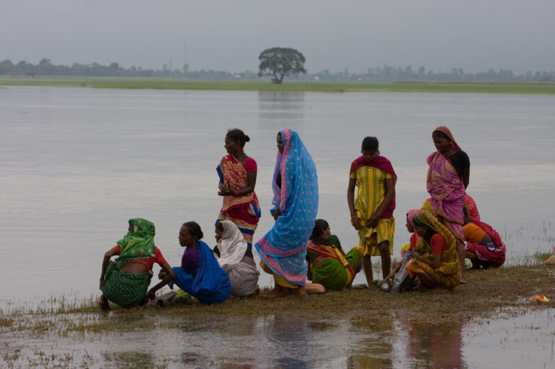 Flooding in Nepal India — Stock Images of the September 2008 monsoon flooding in South-eastern Nepal and northern India — Asia, Nepal, Flood, floods, disaster