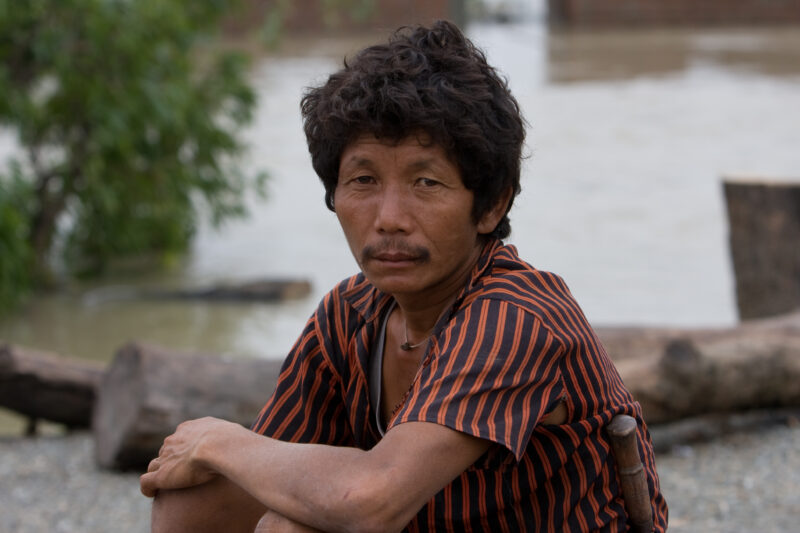 Flooding in Nepal India — Stock Images of the September 2008 monsoon flooding in South-eastern Nepal and northern India — Asia, Nepal, Flood, floods, disaster