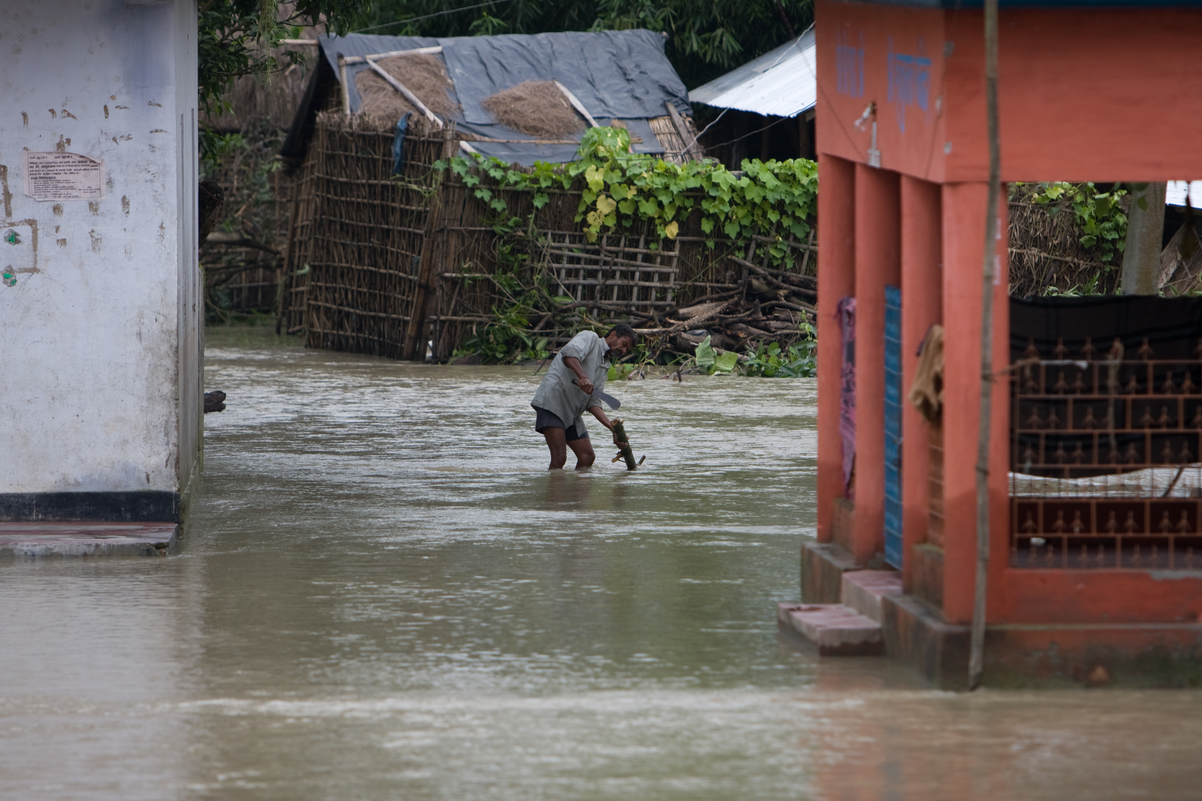 Flooding in Nepal India