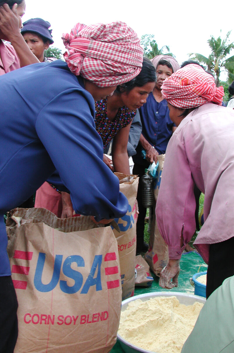Food Assistance in Cambodia — During times of natural and man-made disasters, people loose their crops, or the ability to grow food — Emergency, Disaster, fo...