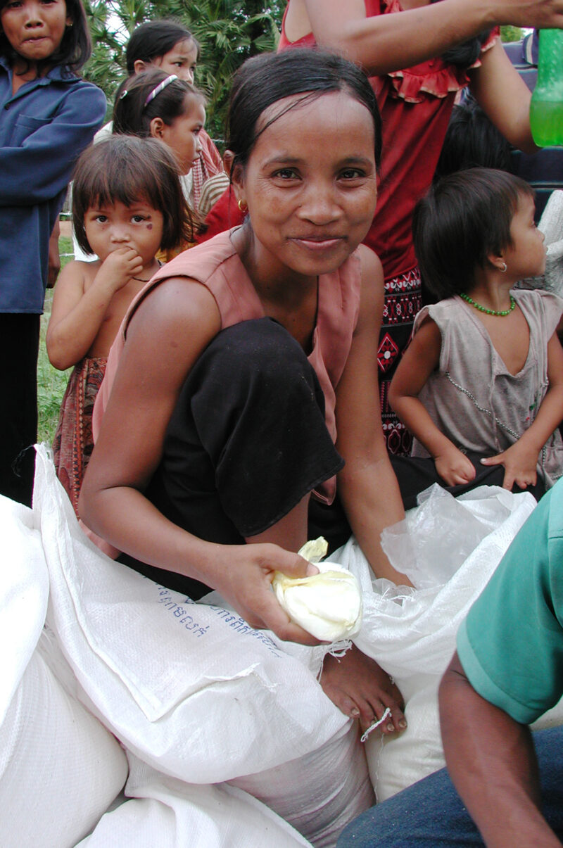 Food Assistance in Cambodia — During times of natural and man-made disasters, people loose their crops, or the ability to grow food — Emergency, Disaster, fo...