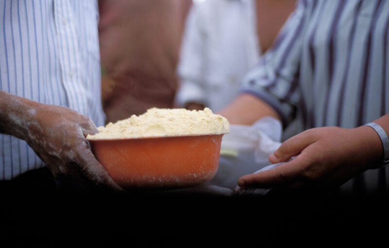 Food Assistance in Honduras — Receiving a portion of maize flour in Honduras — Emergency, Disaster, food security, distribution, Honduras