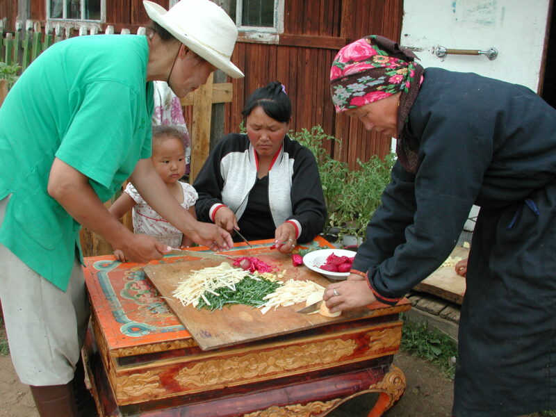 Food Processing in Mongolia — People in Mongolia learn how to grow and process food from their own gardens, in a program run by ADRA — Mongolia, ADRA, Povert...