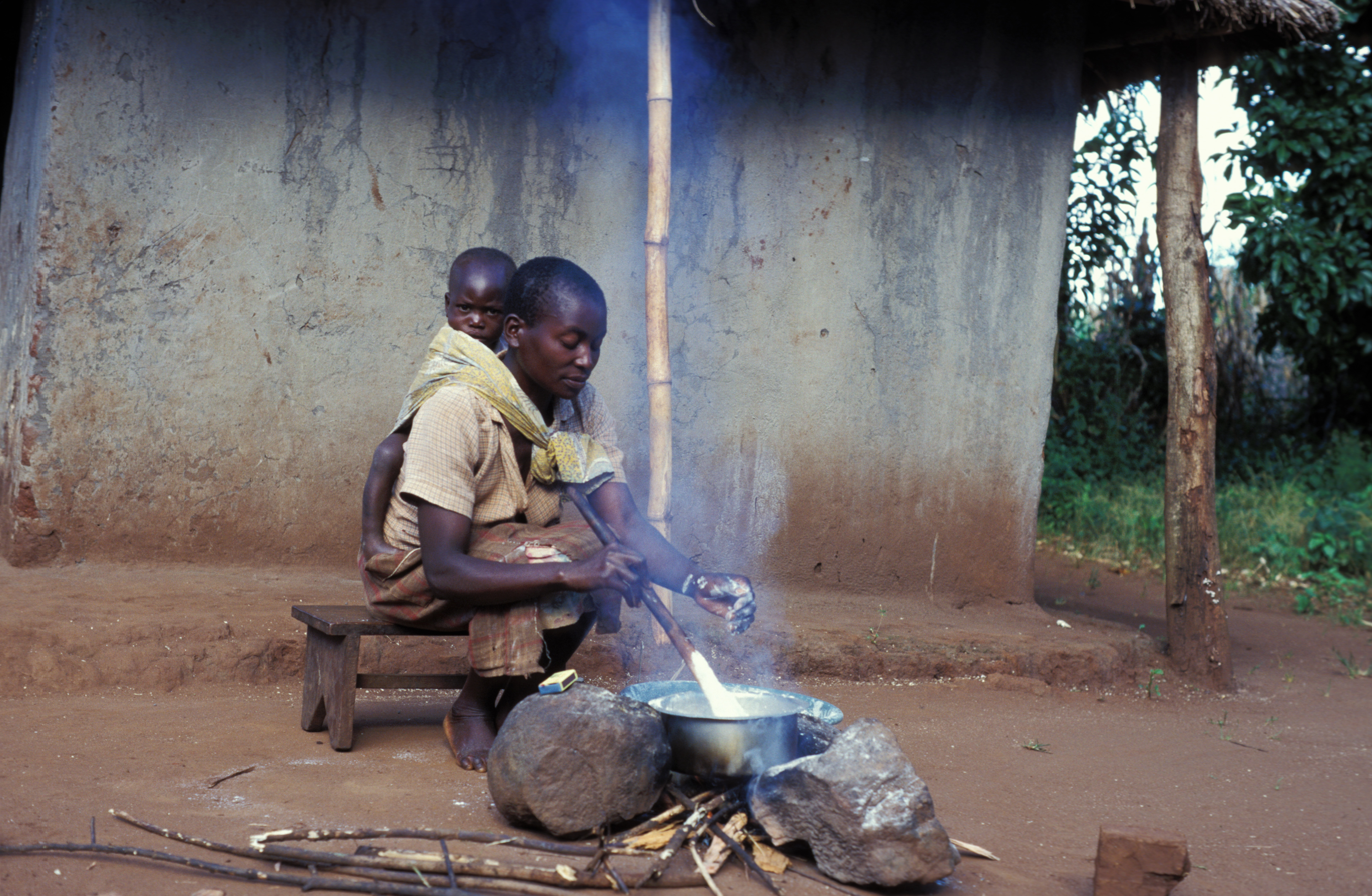 Cooking the Meal in Malawi