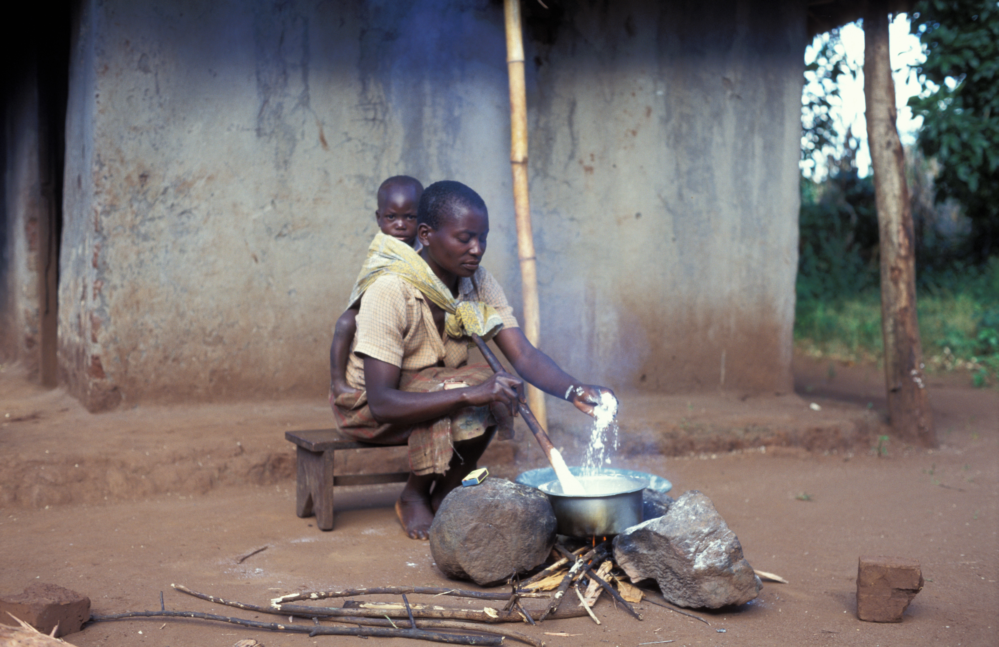 Cooking the Meal in Malawi